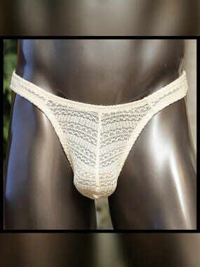 Mens Crochet Knit Thong Handmade